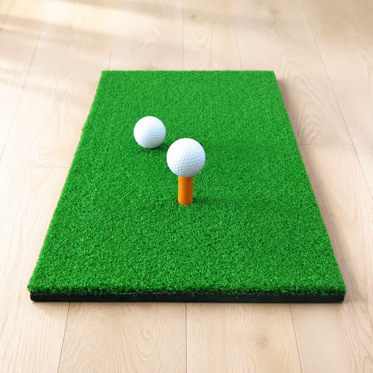 Golf Practice Mat, 30cm, Shot Mat, For Practice, Artificial Turf, Rubber Base, Portable