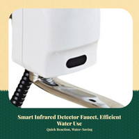 Touchless infrared sensor faucet