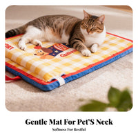 Soft Pet Sleeping Cushion Multi-Season Use Non-Slip Pet Mat Breathable Material Cartoon Dog Sleeping Pad for Dog, Small pet