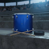 Cheering Drum with Drumsticks Supporter Drum Lightweight for Supporters, Cheerleaders, Processions