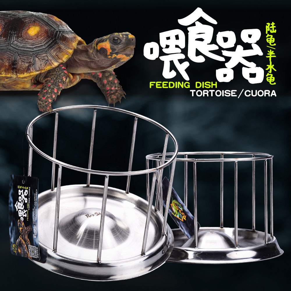 304 Stainless Steel Tortoise Food Bowl and Water Dish