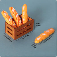 Realistic Miniature Kitchen Decoration Tiny Dollhouse Kitchen Prop Sturdy Fun for Hobbyists