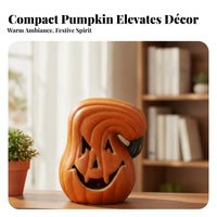 Spooky Pumpkin Ornament with Cutout Face Festive Jack-O'-Lantern Ornaments Lightweight Jack-O'-Lantern Reusable for Tabletop, Party