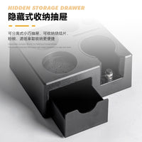 抽屉咖啡压粉座 ABS多功能咖啡机吧台收纳盒手柄支架布粉器工作台