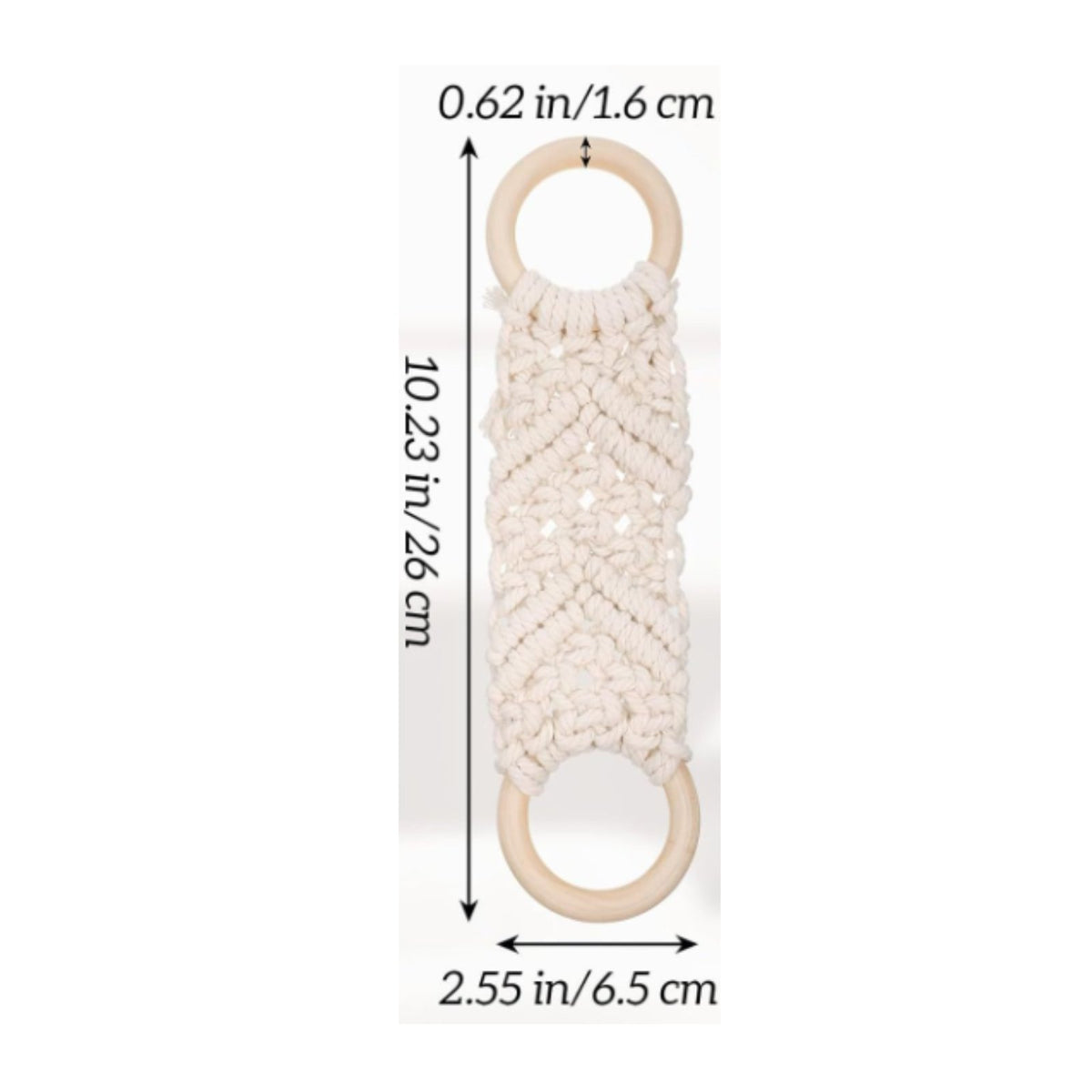2 Pieces Crochet Towel Holder Handmade Home Accessory Decorative for Bathroom