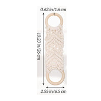 2 Pieces Crochet Towel Holder Handmade Home Accessory Decorative for Bathroom