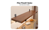 Bracketed Shelf Board Shelf Retro Design Wall Decoration Strong Load-Bearing