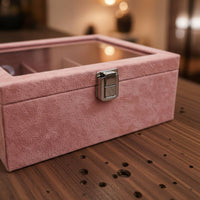Bracelet Organizer with Pillows Removable Inserts Watch Storage Box Soft Watch Storage Box Dustproof Bracelet Display Case