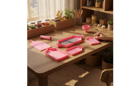 3 Pieces Nested Diamond Painting Drill Tray Stackable Bead Sorting Tray with Spout Ribbed for Crafters