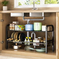 under-sink storage rack