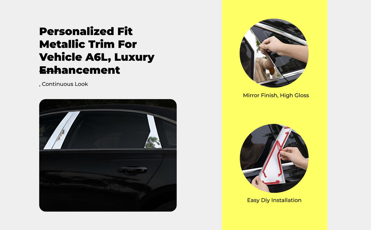 A6L 2019-2025 Fog Light Grille Trim