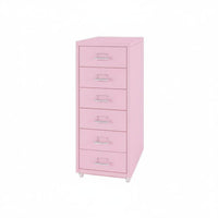 Under Desk Filing Cabinet Steel Construction Mobile Metal Storage Cabinet Waterproof Metal Drawer Cart for Bedroom