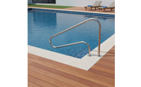 Swimming Pool Handrail 304 Stainless Steel Pool Handrail with Base Floor-Mounted