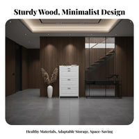 Tipping Footwear Storage Unit Tip-Out Drawers Flip Drawer Footwear Storage Unit Large Capacity for Apartment Dwellers, Homeowners, Hallway