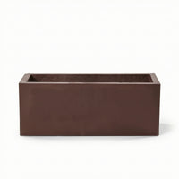 Cement Planter Box Stone-Like Rectangular Planter Box Matte Plant Container for Gardeners, Homeowners, Balcony, Garden, Courtyard