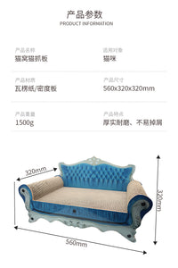 热卖宠物用品瓦楞纸猫抓板沙发猫咪玩具耐磨不掉屑贵妃躺椅猫抓窝