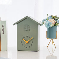 Nordic Style Cuckoo Wall Clock with Bird Hourly Chime