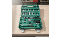 Socket Wrench Set with Case Organized Socket Wrench Kit Portable Car Repair Tool Kit for Practical Hobbyists, Garage, Roadside Emergency