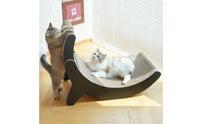 Cat Scratcher Lounger Curved Cardboard Cat Scratcher Reversible Pet Supply for Home