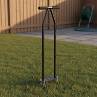 Manual Lawn Aerator Self-Cleaning Manual Prong Aerator Rust-Resistant Lawn Corer Tool for Gardeners