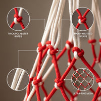 Ball Net Bag Long-Lasting Mesh Ball Carrier Portable Heavy Duty for Coaches, Gym Class, Basketball Court