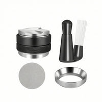4 Pieces Coffee Distributor and Tamper Stainless Steel for Home Kitchen