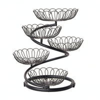 5-Tier Fruit Basket Space-Saving Fruit Basket Stand Vertical for Kitchen Counter