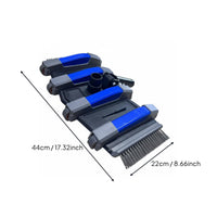 Pool Vacuum Head with Side Brush Wear Resistant 14 Inch Pool Vacuum Head for Spa