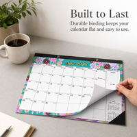 2026-2027 English Wall Calendar Desk Planner