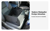 2-in-1 Car Support Storage Box Multifunctional Foldable Organizer Versatile Convertible Backrest Storage Bin for Grocery Shopping