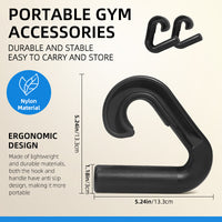 Hook Type Fitness Handle for Pull-ups and Rows