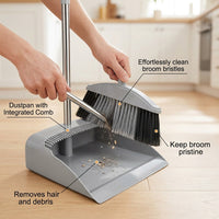 Living Room Household Cleaning Tools for Kitchen and Home, Foldable Broom and Dustpan Set for Students, Lightweight Small