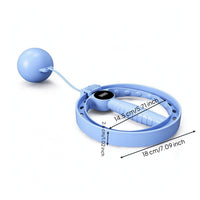 Compact Arm Exercise Device with Digital Display Portable Arm Workout Hoop with Tethered Ball Lightweight Exerciser Low-Impact for Office