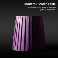 Small Lamp Shade for Table or Ceiling Light in Multiple Colors, Cloth Lampshade for E14 Chandelier and Wall Vintage Style Design