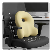 Ergonomic Support Pillow Lightweight & Portable Support Pillow Anti-Pilling Memory Foam Chair Cushion Car