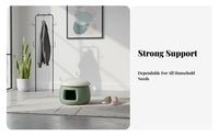 Mushroom-Shaped Cat House Stool Space-Saving Enclosed Pet Retreat Double-functionPurpose Design Cute Shape for Felines