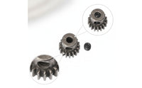 RC Drive Gear with Set Screw Steel Pinion Gear Set with Screws Machined Secure Fit for Hobbyists