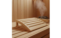 Wooden Sauna Pillow Natural Material Sauna Headrest Polished Finish