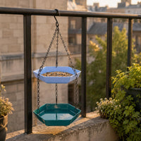 Double-Layer Bird Feeder Weather Resistant Hanging Bird Feeder Waterproof