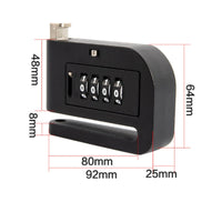Heavy Duty Motorcycle Disc Brake Lock Cut Resistant Combination Disc Brake Lock Rust-Proof for Motorcyclists, Cyclists