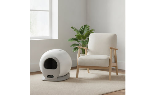 Compact Automatic Litter Box Indoor Enclosed Litter Box Hooded Pet Supply Easy to Clean for Apartment