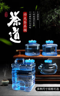 PC Water Bucket for Tea Table with Auto Pump