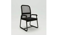 Cantilever Chair Ventilated Sled Base Chair Breathable Furniture for Guests, Students, Conference Room, Home Office
