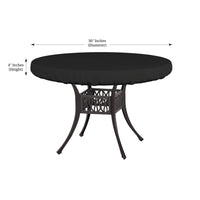 Outdoor Round Table Cover 210D Oxford Fabric Waterproof Dustproof Furniture Cover