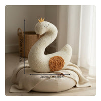Cuddly Material Goose Prop Cute Design Stuffed Goose Lightweight
