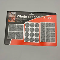 Felt Self-Adhesive Round Table Leg Floor Protectors, Heavy Duty Felt Pads for Chair Legs, Silent Anti-Scratch Table Protector for Home Use Office Use