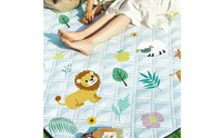 Waterproof Picnic Mat with Carry Loop Compact Foldable Picnic Blanket Soft Foldable Beach Mat Easy-to-Clean for Picnics