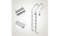 5-Step Pool Ladder Anti-Slip Pool Ladder with Handrails Heavy-Duty for Homeowners, Backyard