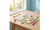 Educational Direction Matching Game Learning Color Matching Puzzle Preschool Wooden Reasoning Board Cognitive for Preschoolers, Kids, Toddlers, Classroom, Homeschool, Playroom