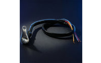 Metal Motorcycle Handlebar Switch with Bracket Compact Self-Locking Double-Flash Switch Practical Waterproof for Bikers